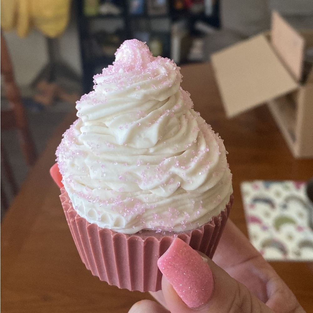 Organic cupcake Olive oil Soap